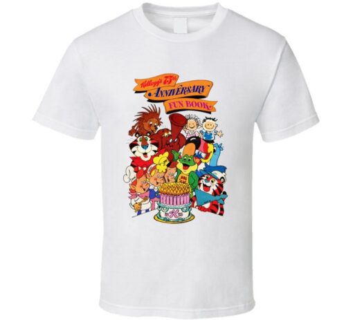 Kellogg's 75th Anniversary Fun Book Vintage T Shirt