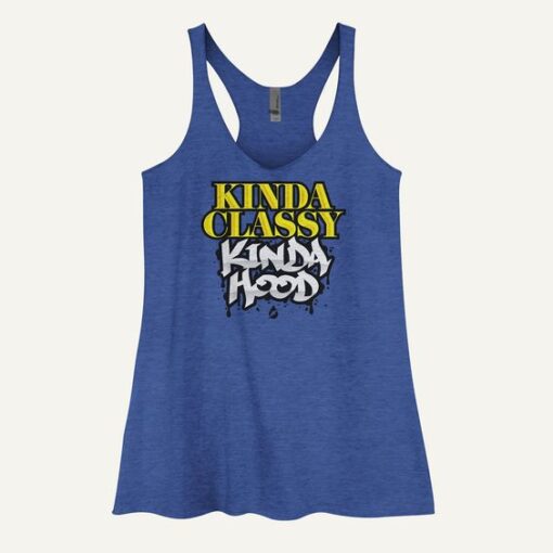 Kinda Classy Kinda Hood Women's Tank Top ZNF08