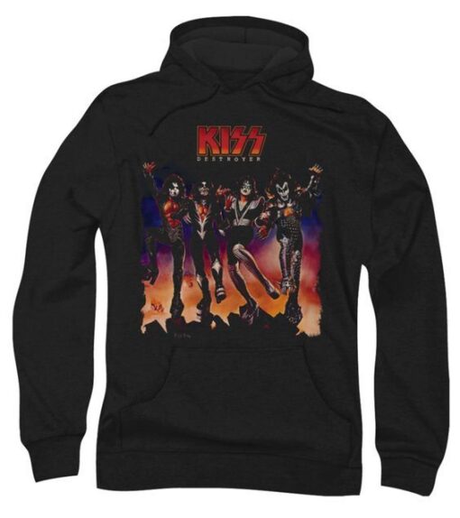 Kiss Rock Band Hoodie ZNF08