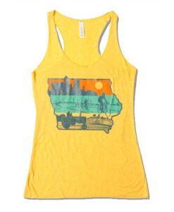 Layers of Iowa Racerback Tank Top ZNF08