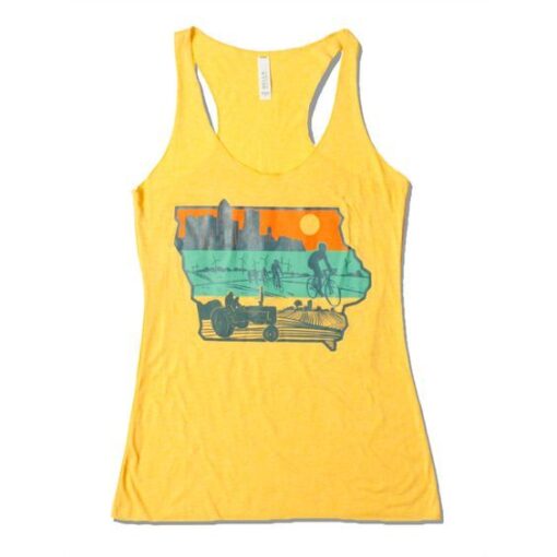 Layers of Iowa Racerback Tank Top ZNF08