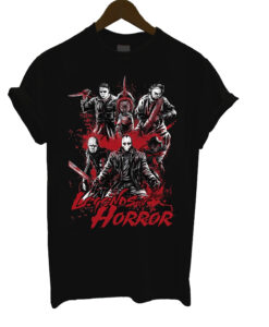 Legends of Horror Movie Friday the 13th Jason Voorhees T Shirt