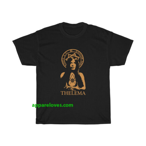 Leila Waddell Aleister Crowley thelema T-shirt thd