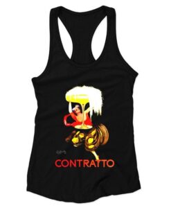 Leonetto Cappiello Contratto Sparkling Wine Woman's Racerback Tank Top ZNF08