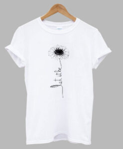 Let It Be Fox Racing Sunflower T Shirt