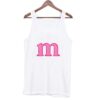 Letter M halloween Tank Top ZNF08