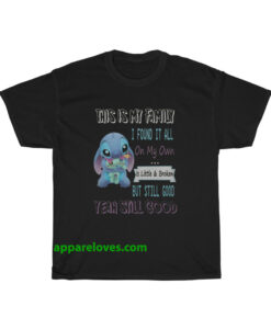 Lilo and Stitch this is my family yeah t-shirt thd