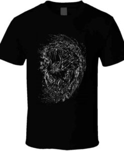 Lion Head Roaring T Shirt