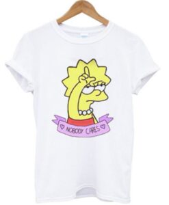 Lisa Simpson Nobody Cares T-shirt