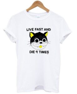 Live Fast And Die 9 Times T Shirt ZNF08