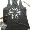 Lotus Racerback Tank Top ZNF08