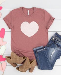 Love Heart Tshirt ZNF08