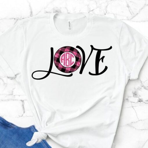 Love Monogram TSHIRT ZNF08