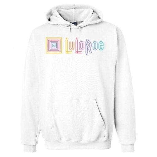 LuLaRoe Logo White hoodie ZNF08