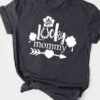 Lucky Mommy Four-Leaf Clover T-Shirt ZNF08