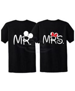 MR MRS Couple Tshirt THD