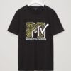 MTV Logo Leopard T-Shirt