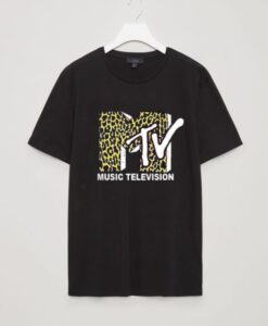 MTV Logo Leopard T-Shirt