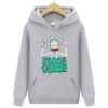 Male Bodybuilding Vespa Rick And Morty printing Hoodies ZNF08