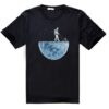 Man Mowing Moon T-Shirt DAP