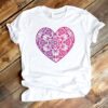 Mandala heart Tshirt ZNF08