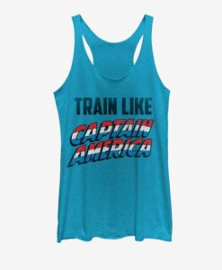 Marvel Captain America Train Like Girls Tank ZNF08