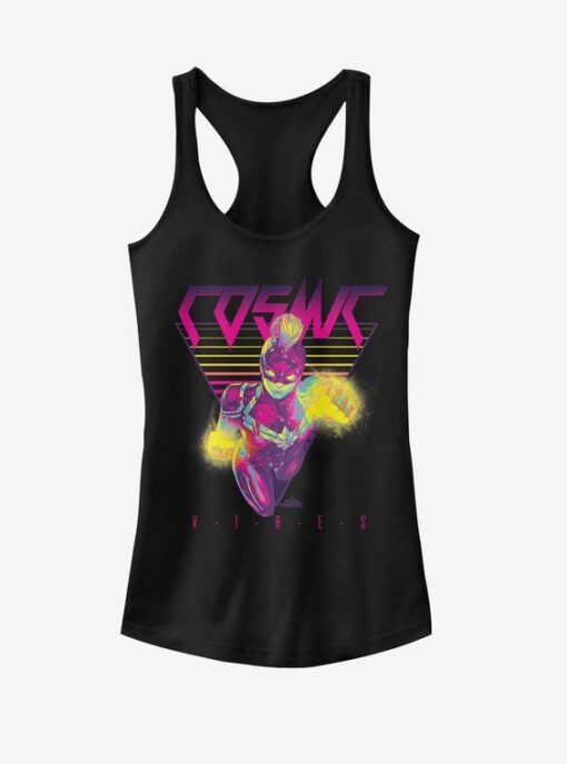 Marvel Captain Marvel Cosmic Neon Girls Tank ZNF08