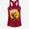 Marvel Captain Marvel Super Ring Girls Tank ZNF08