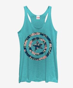 Marvel Floral Print Girls Tank Top ZNF08