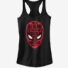 Marvel Spider-Man Far From Home Face words Girls Tank ZNF08