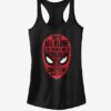 Marvel SpiderMan Face words Tank Top ZNF08