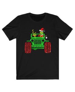 Max And Grinch Jeep t shirt