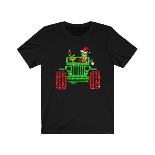 Max And Grinch Jeep t shirt