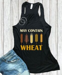 May Contain Wheat Funny Foodie TANK TOP ZNF08