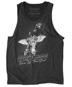 Mens Gym Tank Top Gremlins Kettlebell