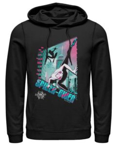 Men's Marvel Spiderverse Spider-Gwen City Pose Graphic Hoodie ZNF08