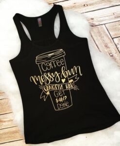 Messy Bun Gangsta Rap Get Sh TANK TOP ZNF08