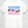 Michelangelo T-shirt,The Creation of Adams Tee