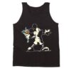 Mickey Mouse Banksy Art Cartoon Disney Men's Tank Top DAP