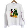 Mickey mouse and pluto christmas sweatshirt - Copy