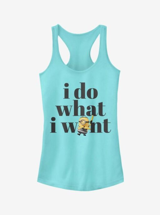 Minion Do What I Want Girls Tank Top ZNF08