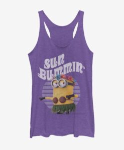 Minion Sun Bummin' Hula Girls Tank ZNF08