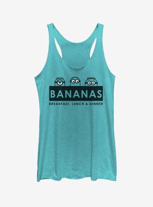 Minions Banana Girls Tank ZNF08