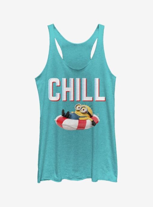 Minions Chill Floatie Girls Tank Top ZNF08