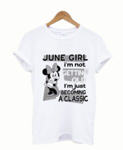 Minnie Mouse June Girl T shirt