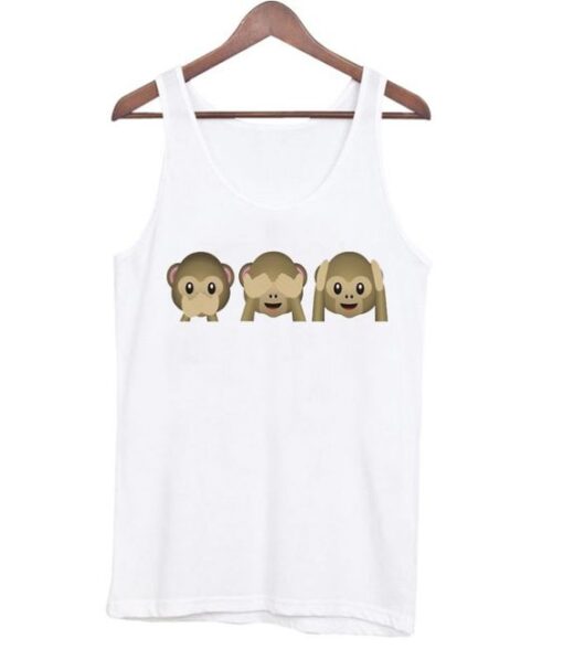 Monkey Emoji Tanktop ZNF08