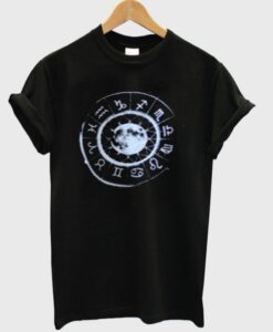 Moon circle zodiac T-shirt