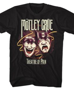 Motley Crue Classic Theater Of Pain Black Adult T-Shirt