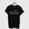 Mountain Life black t shirt