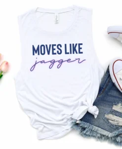 Moves like Jagger tank top